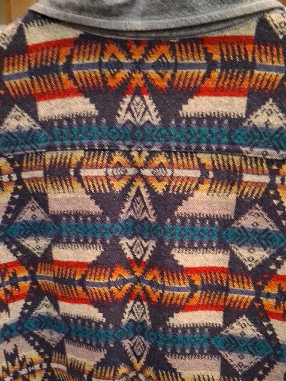 Pendleton / Roxy Wool And Chambray Buttom Up - Picture 5 of 8